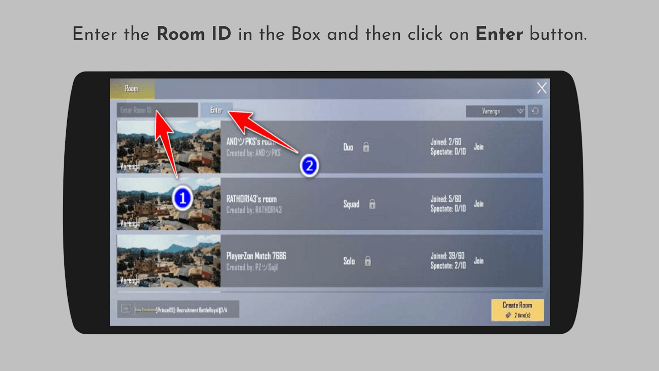 Custom Room ID