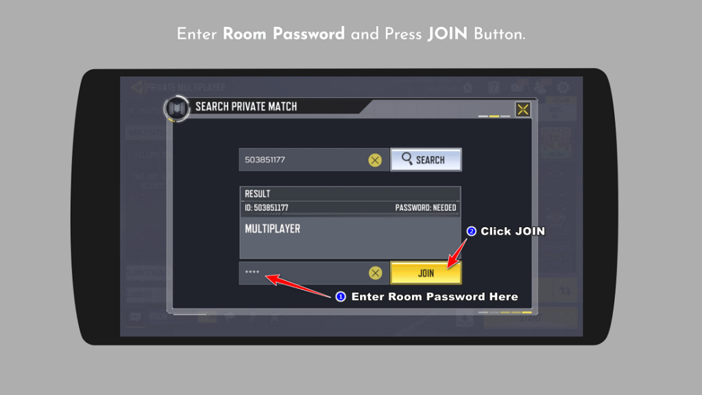 Call Of Duty Mobile Room ID and Password