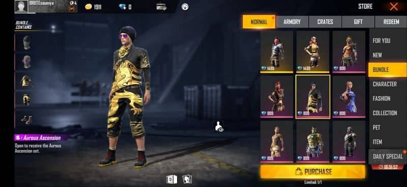 Free Fire How to get permanent Costume for Free?