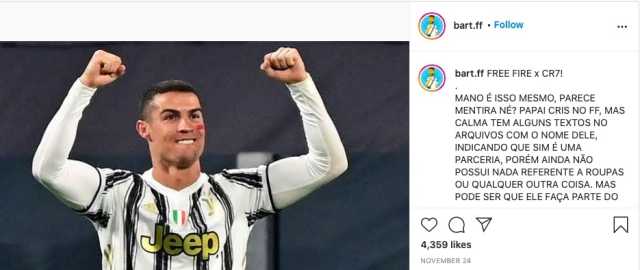 Free Fire To Bring Football Player Cristiano Ronaldo As A New Character Playerzon Blog