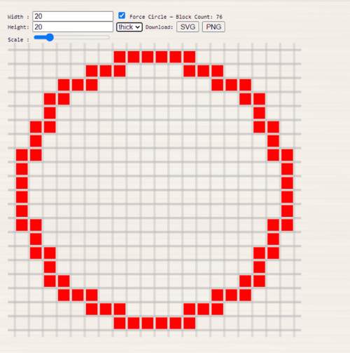 Minecraft circle generator