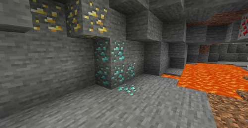 Explore caves to find diamonds (1)