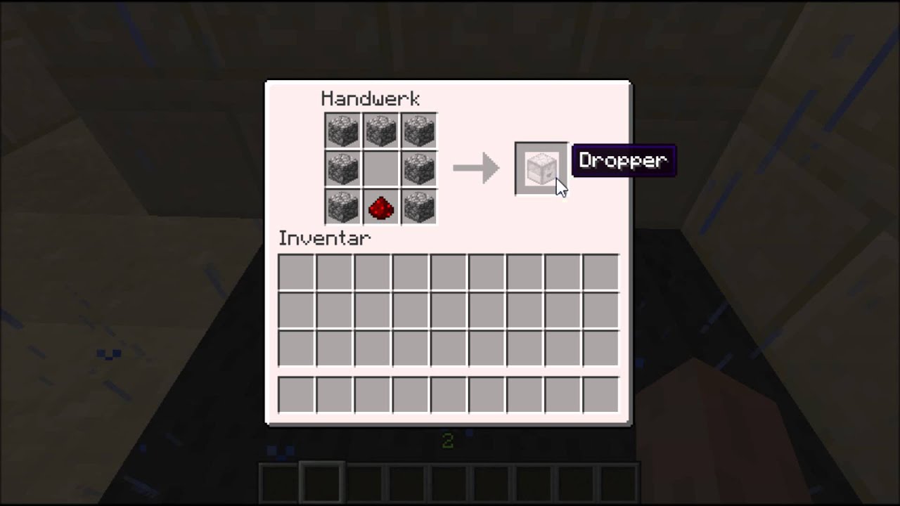 Minecraft Dropper Recipe How To Make A Dropper In Minecraft Playerzon Blog