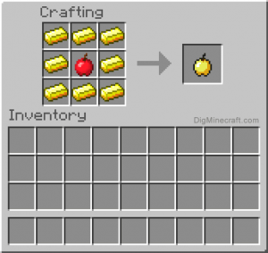 Make Golden Apple to Heal A Zombie Villager in Minecraft