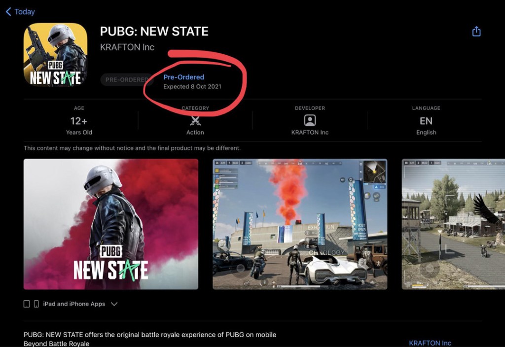 PUBG New State for iOS