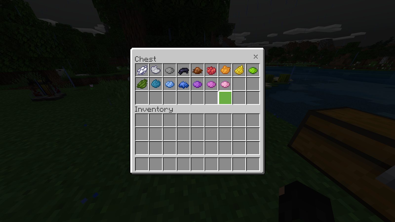 dye colors in Minecraft