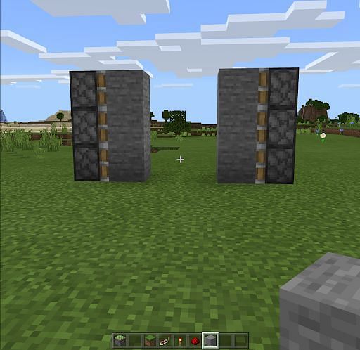 Adding stone blocks