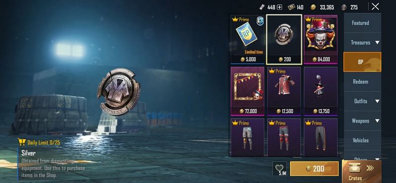 Get Free Silver Fragments in BGMI