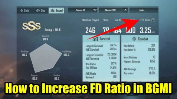 How to Increase F/D Ratio in Battlegrounds Mobile India – PlayerZon ...
