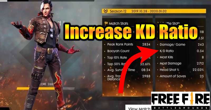 How to increase KD ratio in free fire