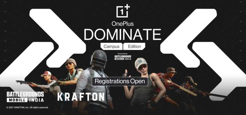 OnePlus Dominate Campus BGMI Tournament