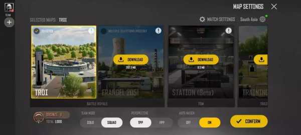 PUBG New State Map Settings