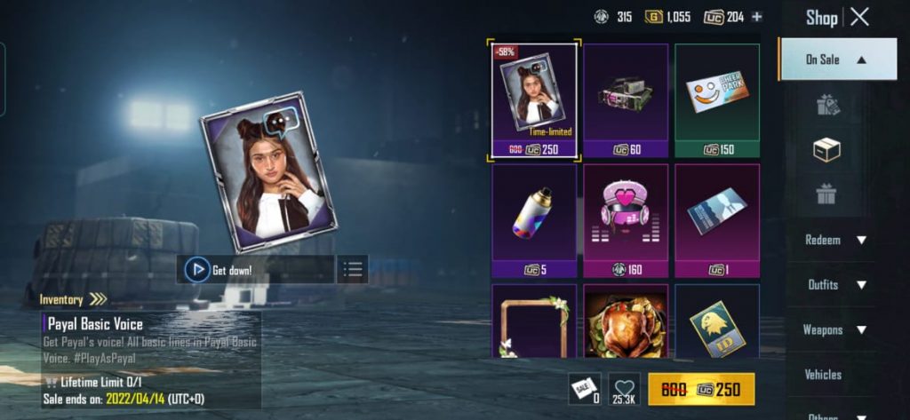 How to Get Payal Voice Pack in BGMI & Use it? – PlayerZon Blog